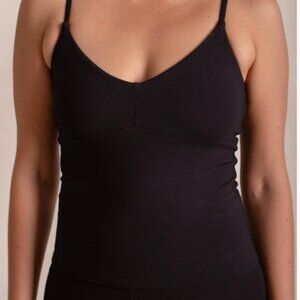 Indigo Luna Bella Black Cami Tank Large NWT